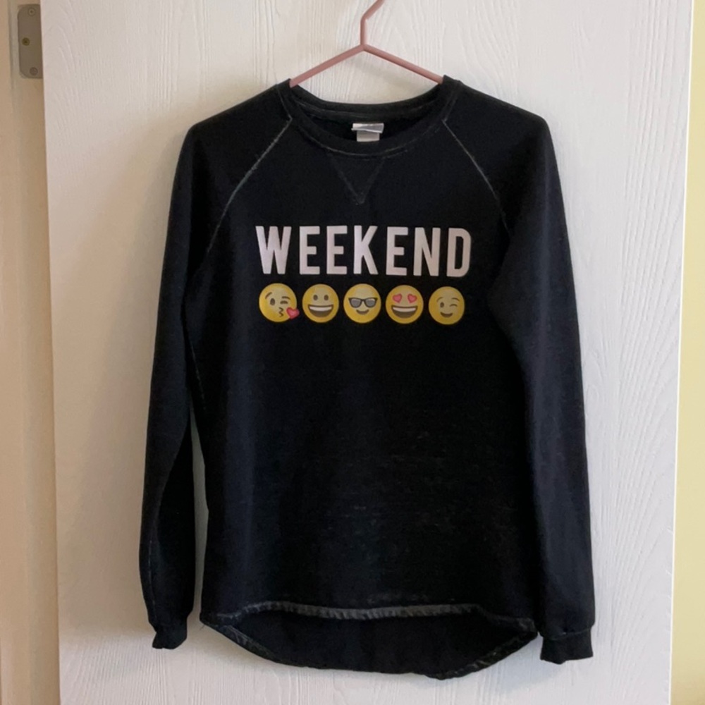 Weekend Emojis Sweatshirt